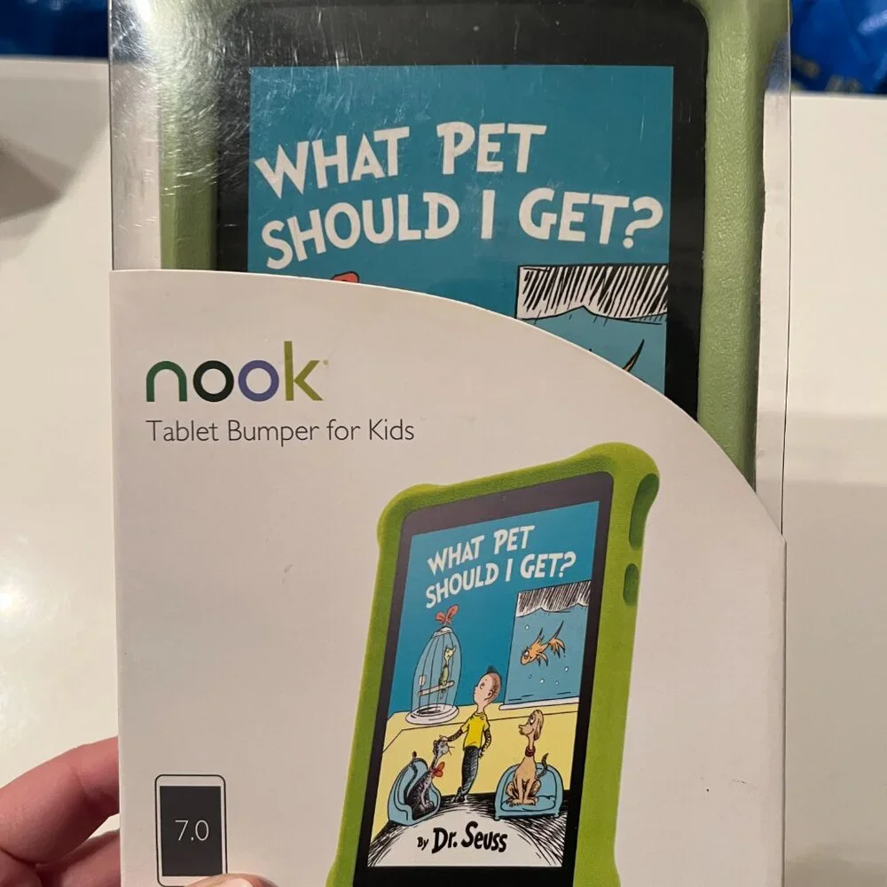 Tablet Bumper for a Kid's Nook T (GREEN) (book/x/NEW) (For 7